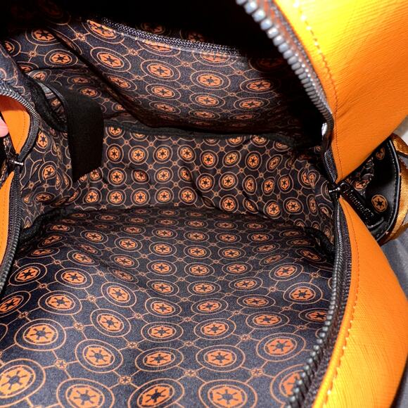 Loungefly Star Wars Darth Vader Glow-in-the-Dark Jack-o-Lantern Mini Backpack - Picture 7 of 12